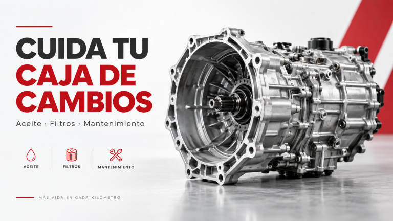 Caja de cambios ilustrativa para la guía de mantenimiento de Lovecars